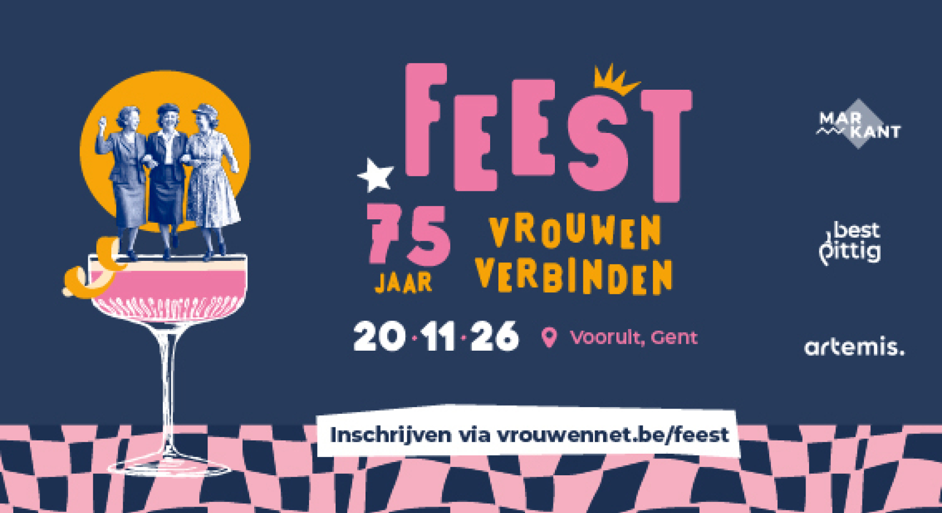 Markantmagazine juni 2026 Feest 20 november vrijwilligers vrouwen verbinden 75 jaar viernulvier gent SEO