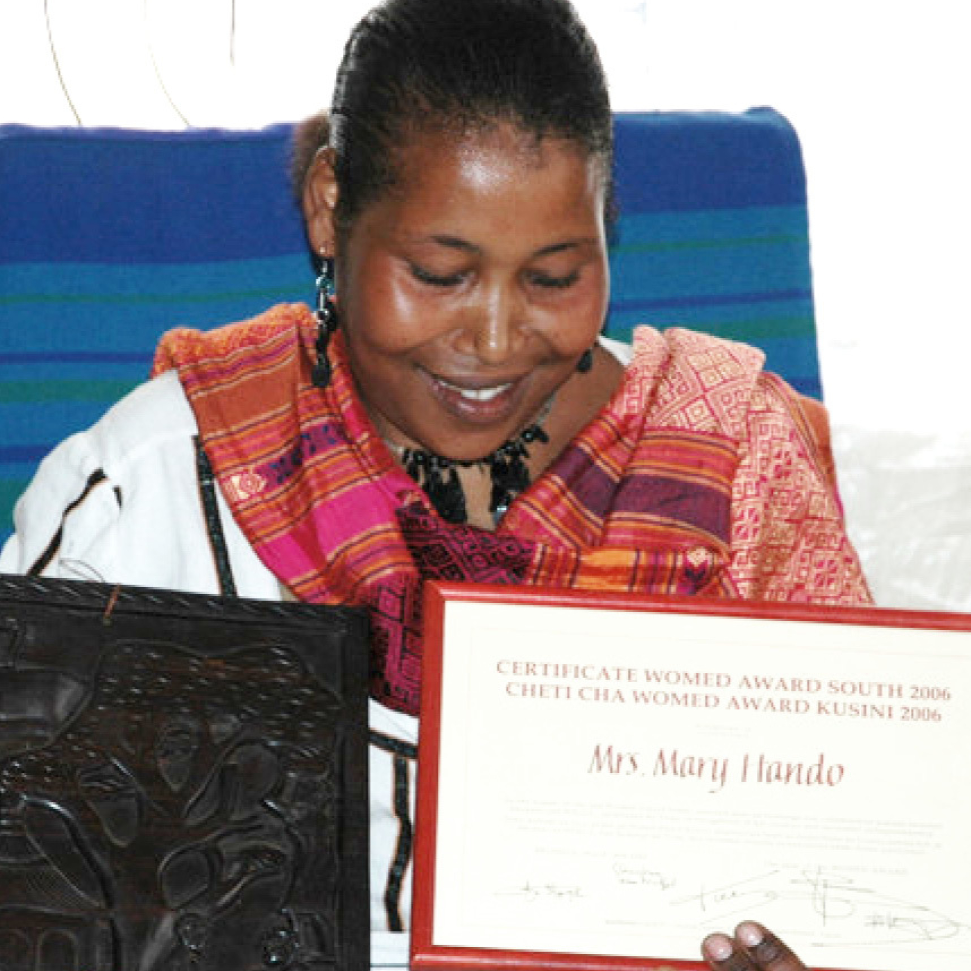 Mary Hando - Winnares International WOMED Award 2007