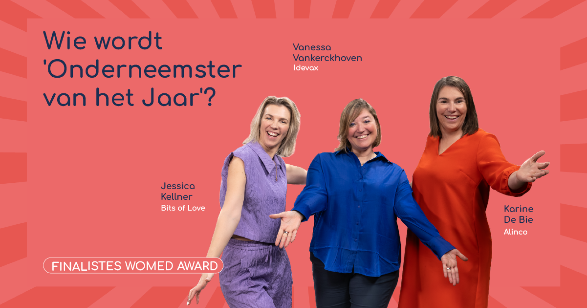 Tussenbeeld finalistes womed award pers