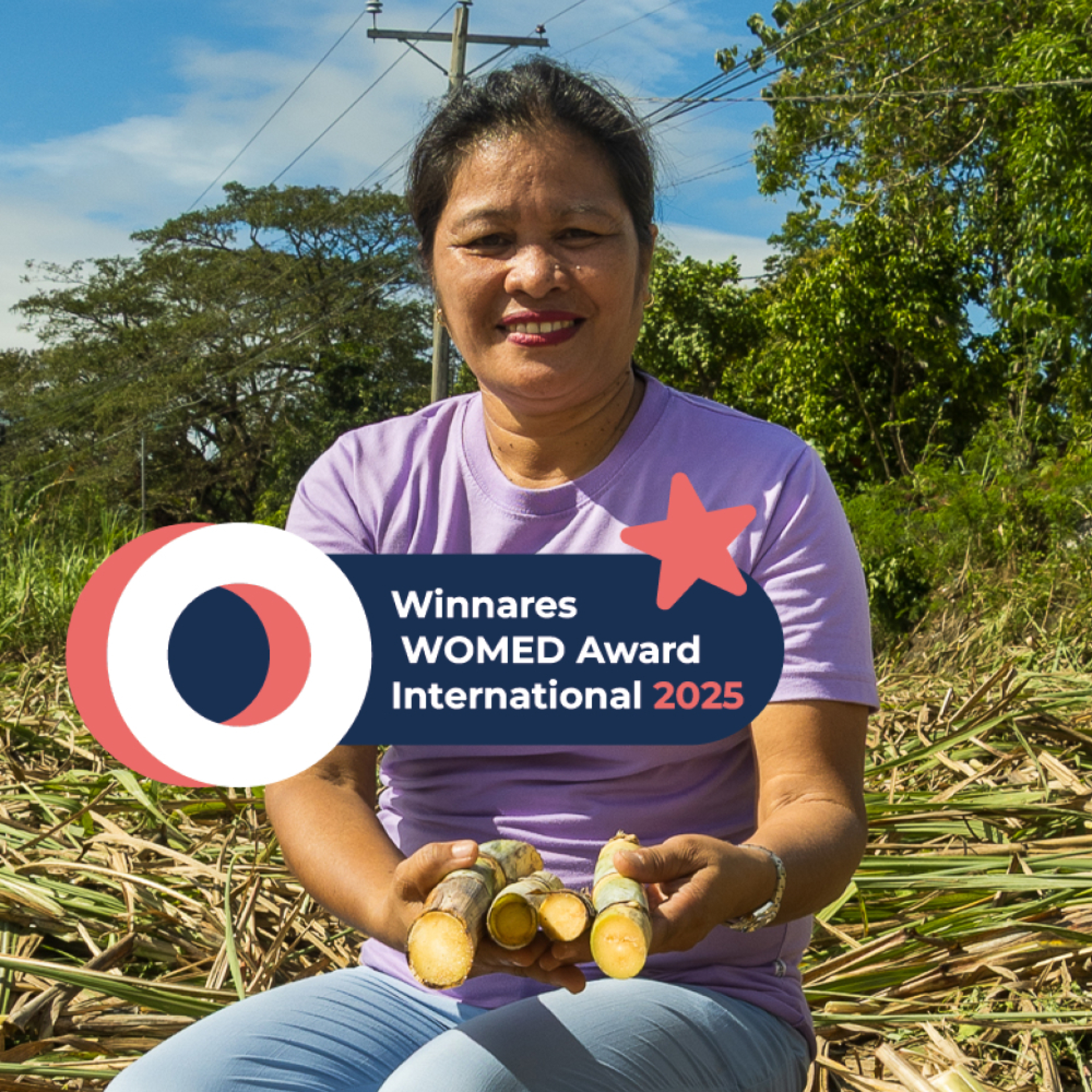 Website winnares WOMED Award International Joecel Palacios Sugar Rice