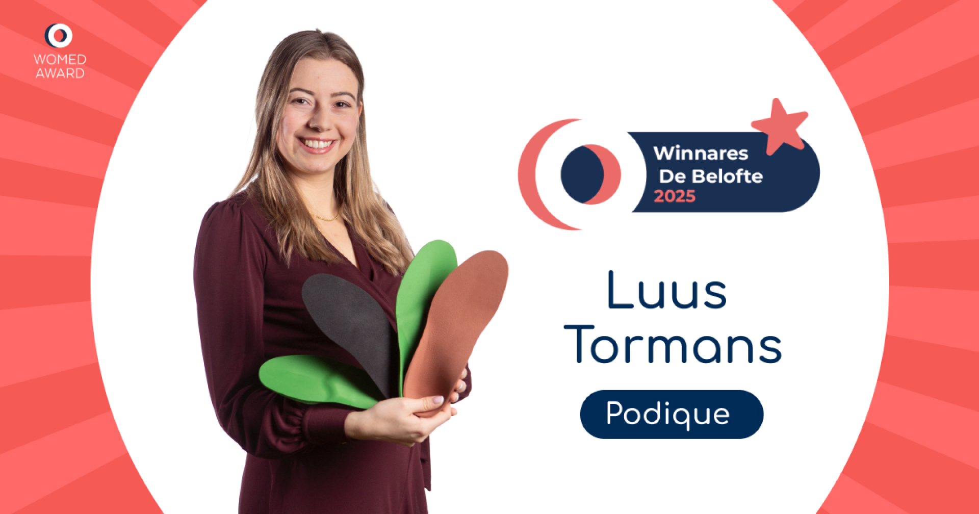 Facebook post winnares Luus Tormans